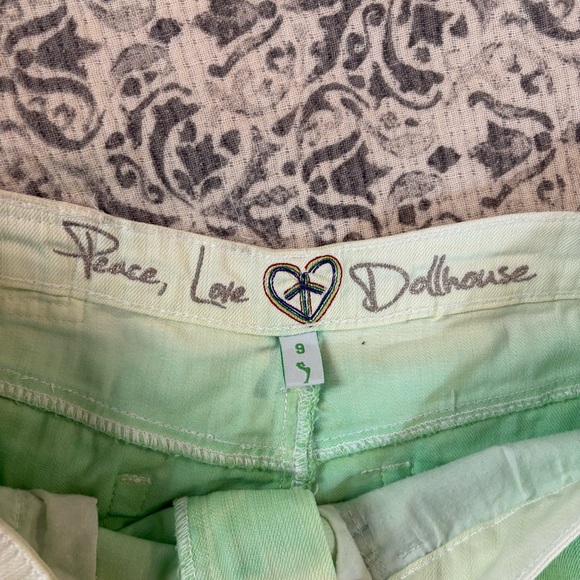 Dollhouse 2000s green ombre mini skirt - Picture 6 of 7